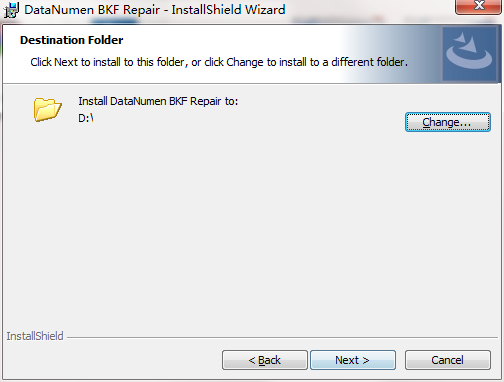 DataNumen BKF Repair screenshot