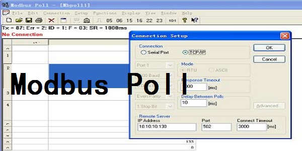 Modbus Poll screenshot