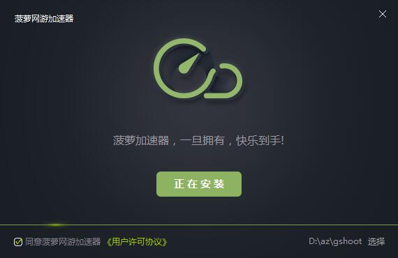 Screenshot of Pineapple Online Game Accelerator