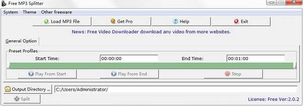 Free MP3 Splitter screenshots