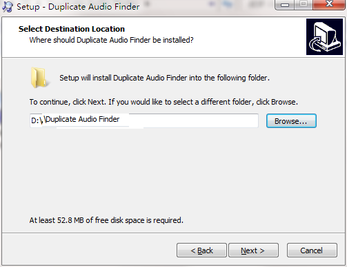 Duplicate Audio Finder screenshot