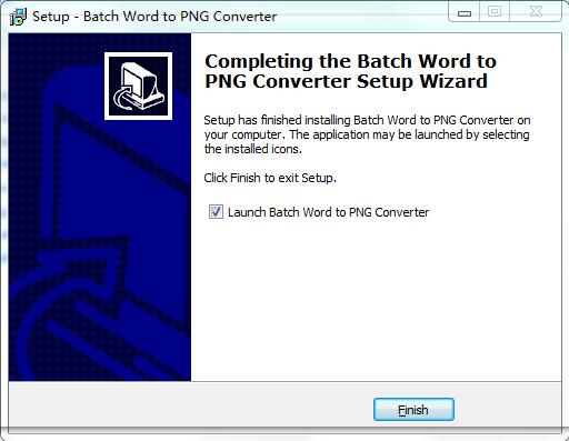 Batch Word to PNG Converter screenshot