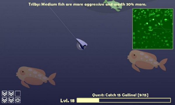 Kitten fishing screenshot