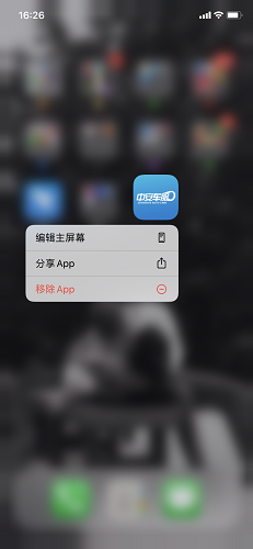 Screenshot of Zhongan car service