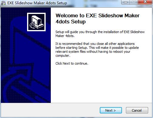 EXE Slideshow Maker 4dots screenshots