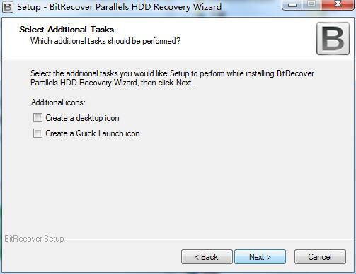 BitRecover Parallels HDD Recovery Wizard screenshot