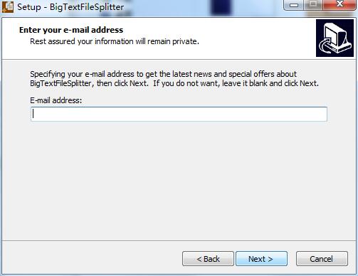 Big Text File Splitter screenshot