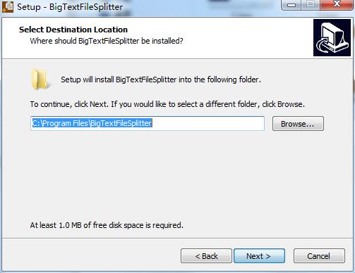 Big Text File Splitter screenshot