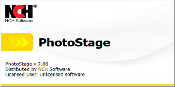 Screenshot of NCH PhotoStage electronic photo album slideshow creation software