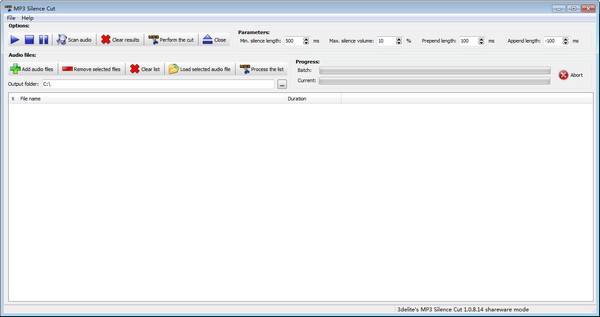 MP3 Silence Cut screenshot