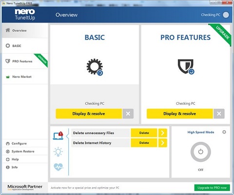 Nero TuneItUp Free screenshots