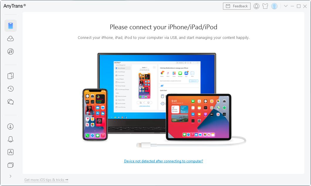 AnyTrans for iOS screenshots