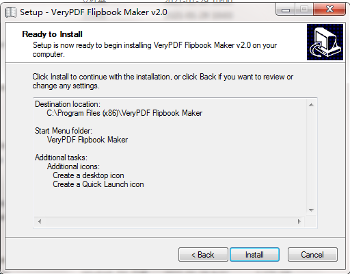 VeryPDF Flipbook Maker screenshot