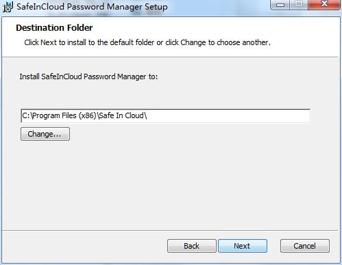 Screenshot of SafeInCloud Password Manager