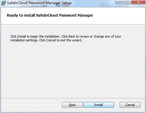 Screenshot of SafeInCloud Password Manager