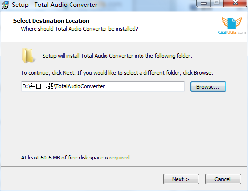 Screenshot of Total Audio Converter