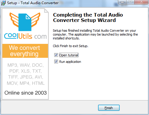 Screenshot of Total Audio Converter