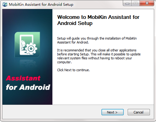 Mobikin Assistant for Android screenshot