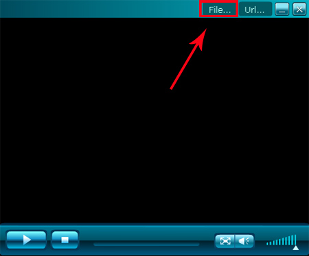 FLV video player screenshot