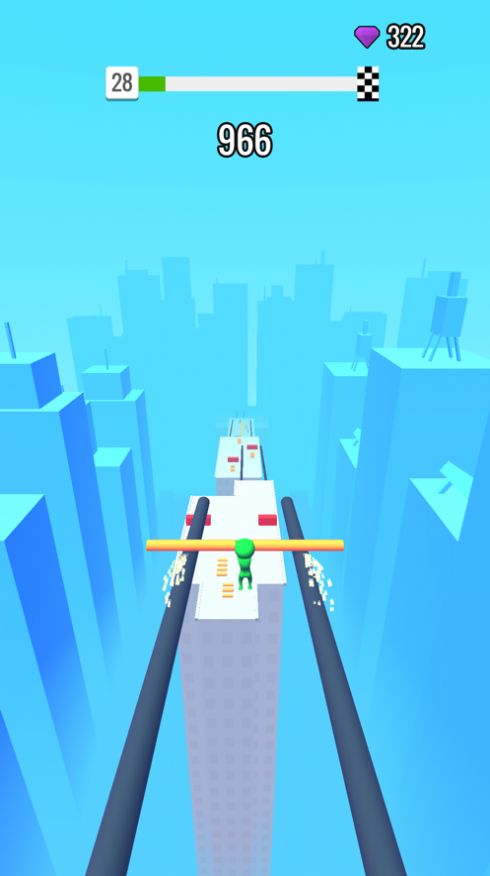 Screenshot of Rooftop Stick Man