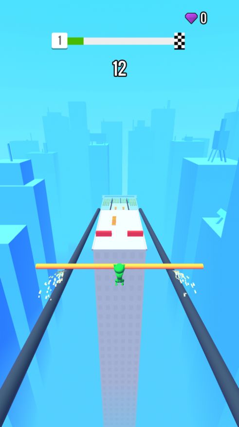 Screenshot of Rooftop Stick Man