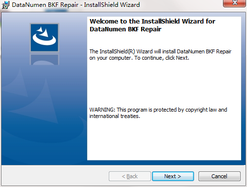 DataNumen BKF Repair screenshot