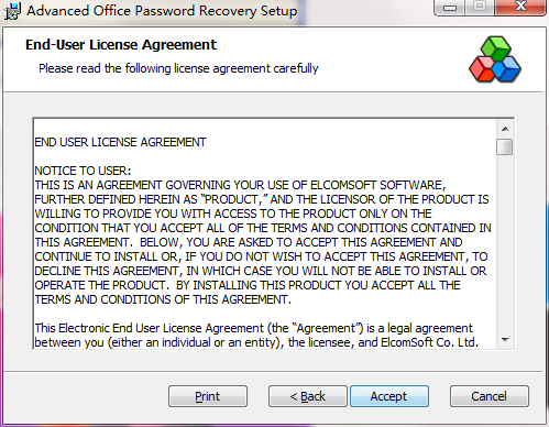 Screenshot of Office Password Recover Toolbox