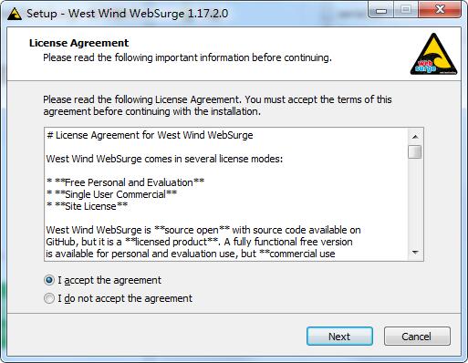 Screenshot of West Wind WebSurge