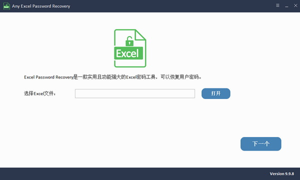 Any Excel Password Recovery screenshot