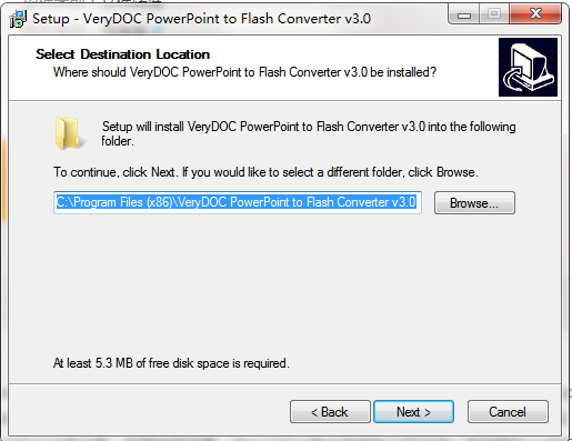 VeryPDF PowerPoint to Flash Converter screenshot