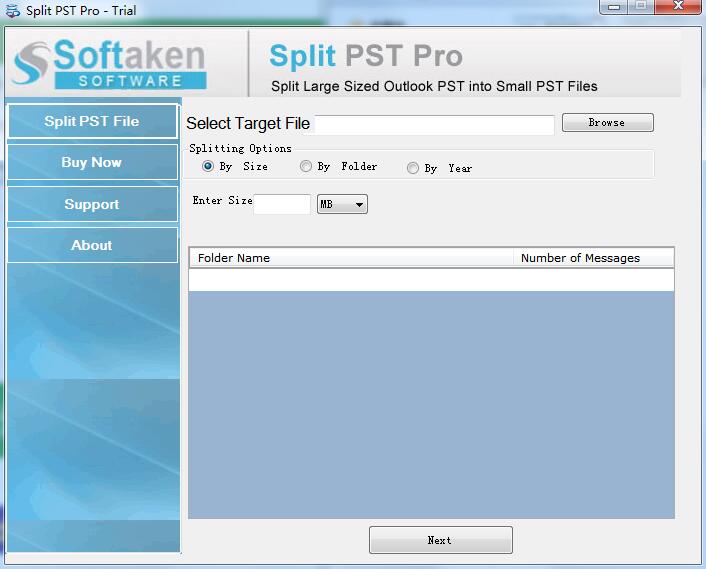 Split PST Pro screenshot
