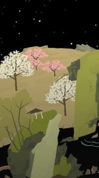 Screenshot of old farmer planting trees