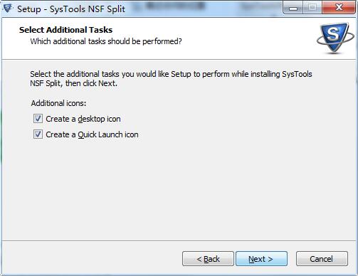 SysTools NSF Split screenshot