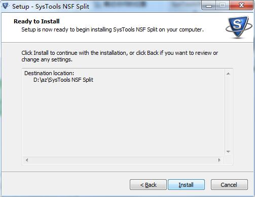 SysTools NSF Split screenshot