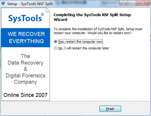 SysTools NSF Split screenshot