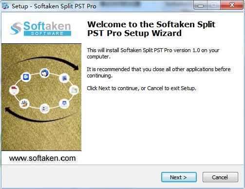 Softaken Split PST Pro screenshot