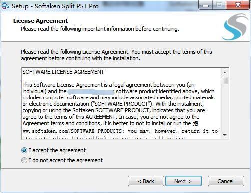 Softaken Split PST Pro screenshot