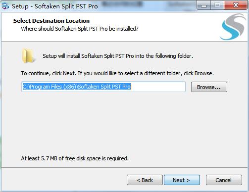 Softaken Split PST Pro screenshot