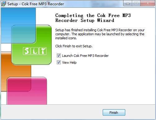 Screenshot of Cok Free MP3 Recorder