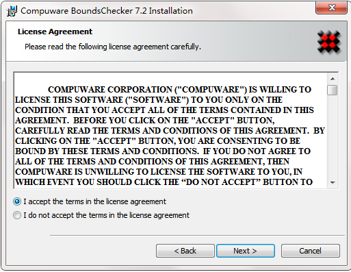 BoundsChecker screenshot