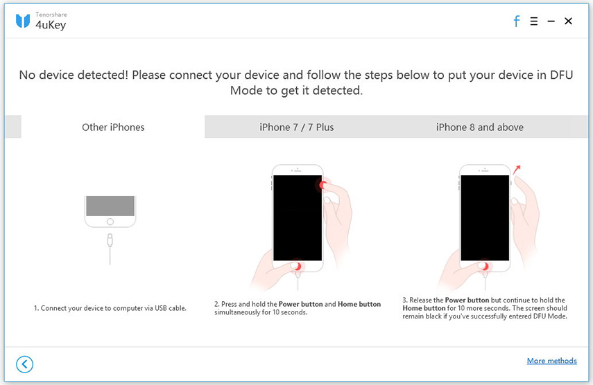 Tenorshare 4uKey screenshot