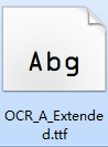 ocr a extended font download