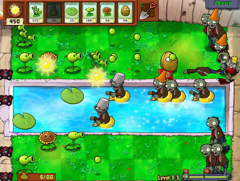 Plants vs. zombie screenshot