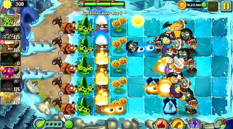 Screenshot of Plants War Zombies 2 Invincible Edition