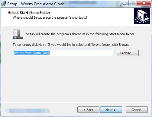 Screenshot of Weeny Free Alarm Clock