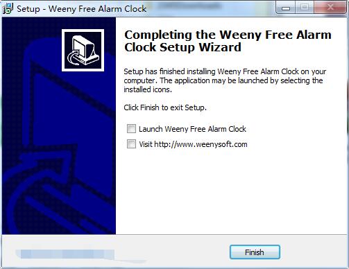 Screenshot of Weeny Free Alarm Clock