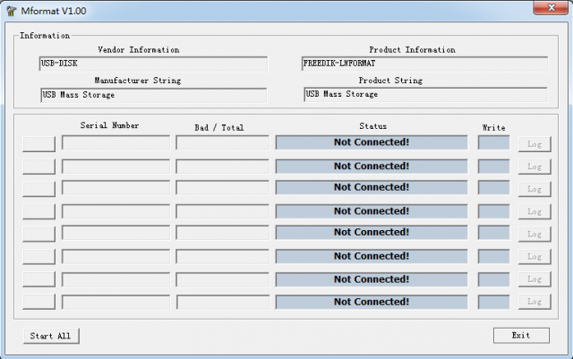 Screenshot of microsd card repair tool