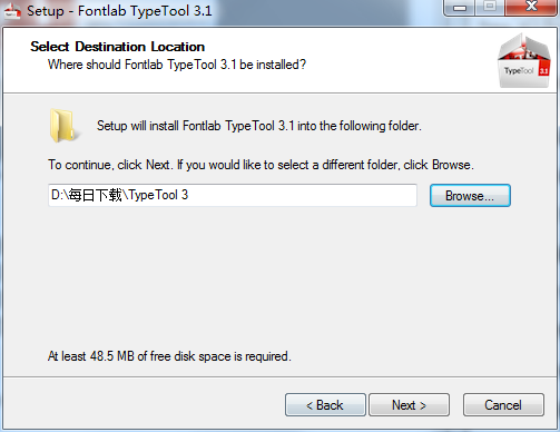 Screenshot of Font Editor (TypeTool)