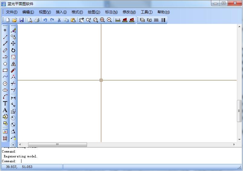 Screenshot of floor plan design software