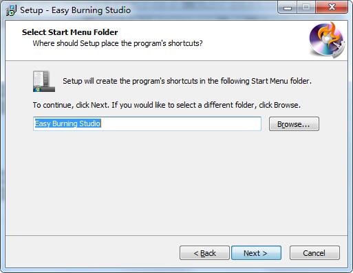 Screenshot of Easy Burning Studio